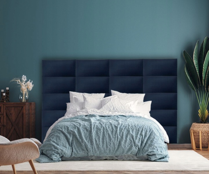 60x40 Panele tapicerowane ścienne wezgłowie welur