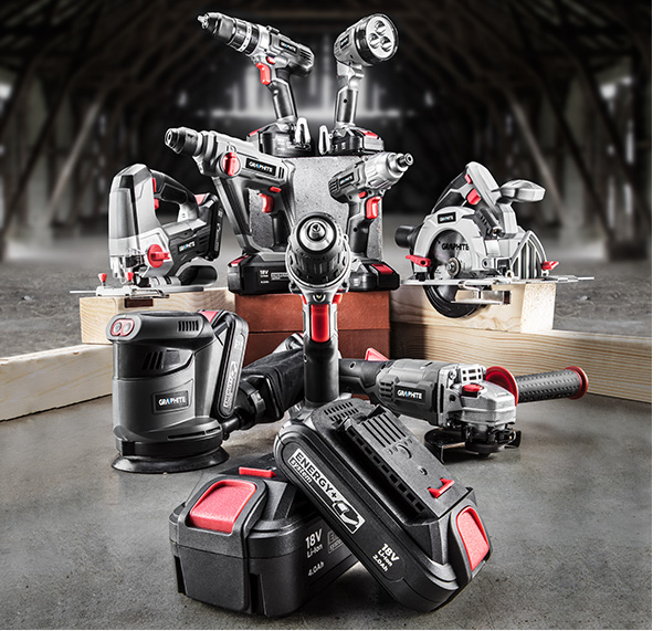 GRAPHITE MŁOTOWIERTARKA 18V Li-Ion SDS-plus bez akumulatora 58G009