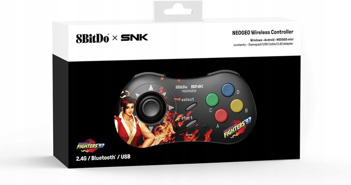 Bezprzewodowy Kontroler do Gier 8BitDo NEOGEO Pad Bluetooth Mai Shiranui