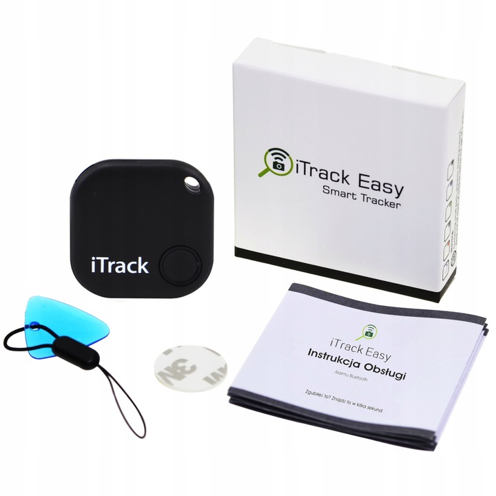 iTrack1 Lokalizator Bluetooth 5.0 Brelok Kluczy Portfela Alarm na PREZENT