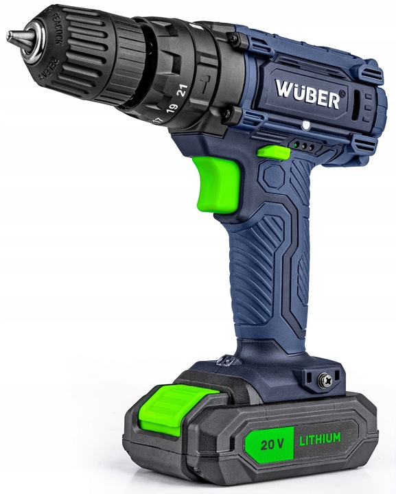 WIERTARKO WKRĘTARKA UDAROWA AKUMULATOROWA 20V 2X AKUMULATOR + WALIZKA