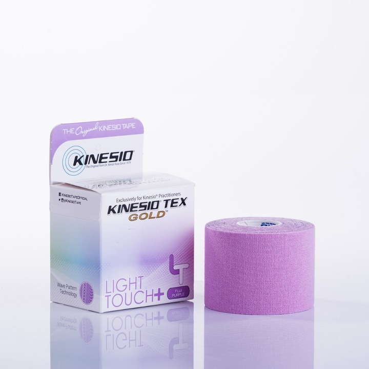 Kinesio Tex Gold Light Touch+ hipoalergiczna do wrażliwej skóry 5 cm x 5 m