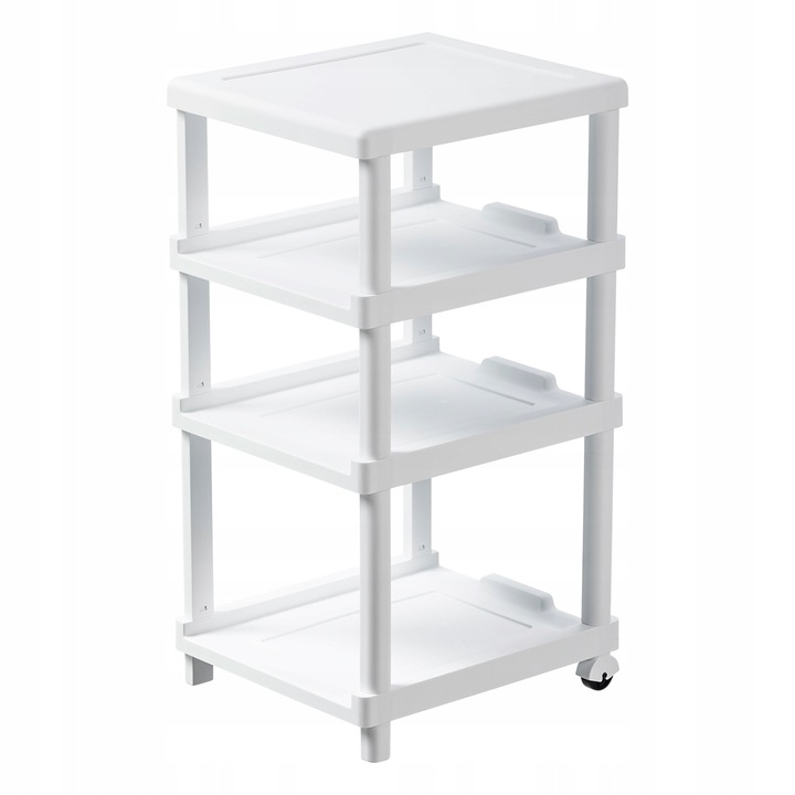 Szafka mobilna na kółkach łazienkowa z koszykami wysuwanymi regał kuchenny