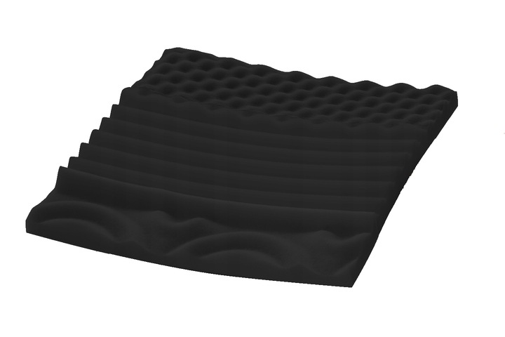 Materac nawierzchniowy 120x200 UNICO topper masujący 8cm