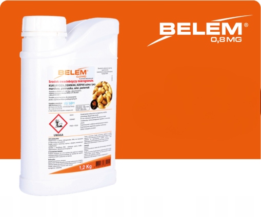 BELEM 1,2KG Środek OWADOBÓJCZY DOGLEBOWY ZWALCZA PĘDRAKI DRUTOWCE