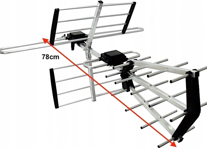 Antena Zewnętrzna Pasywna Do Telewizji Naziemnej GALAXY COMBO PREMIUM MUX 8