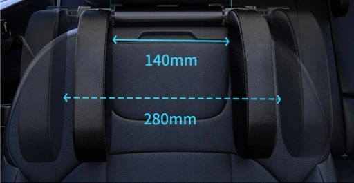 ZAGŁÓWEK PODUSZKA NA GŁOWE DO SAMOCHODU UCHWYT TEL