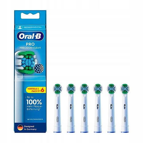 Oryginalne końcówki do szczoteczki Oral-B EB20RX Pro Precision Clean 6