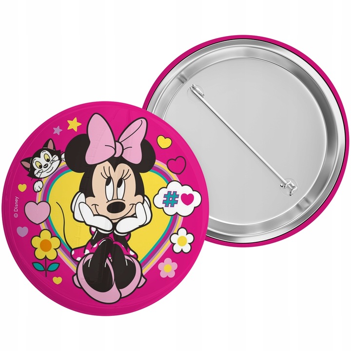 Zestaw Do Szkoły Czerwony Plecak + Piórnik + Pin MINNIE MOUSE Bajka Wzory