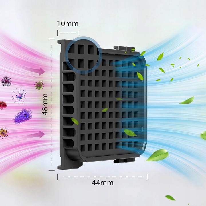 2x Filtr powietrza z węglem aktywnym za 909698900 do lodówki Liebherr