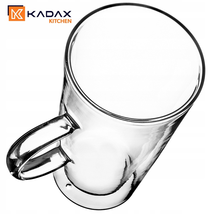 2x SZKLANKI DO KAWY HERBATY LATTE 470ml TERMICZNE Z PODWÓJNĄ ŚCIANKĄ DUŻE