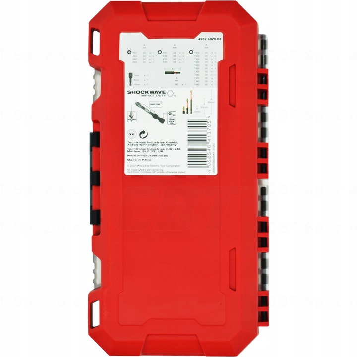 Milwaukee Zestaw bitów udarowych 35sztuk 4932492003