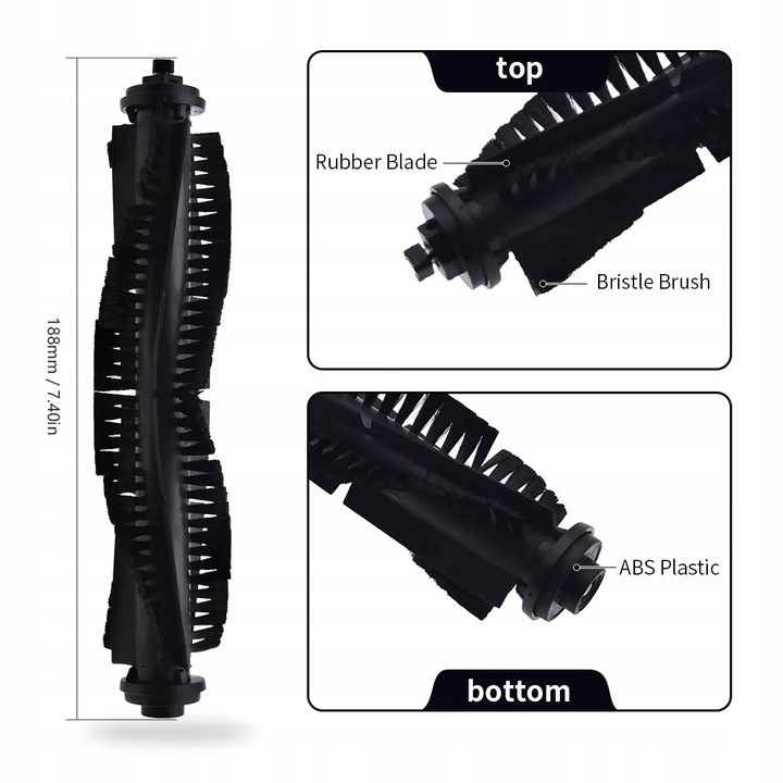 Akcesoria Filtry Szczotki do Tefal X-Plorer Serie 75 S75 RG7687 RG7675