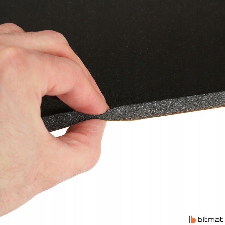 MATA PIANKA WYGŁUSZAJĄCA MASKI silnika HAŁAS 10mm komora gąbka z klejem