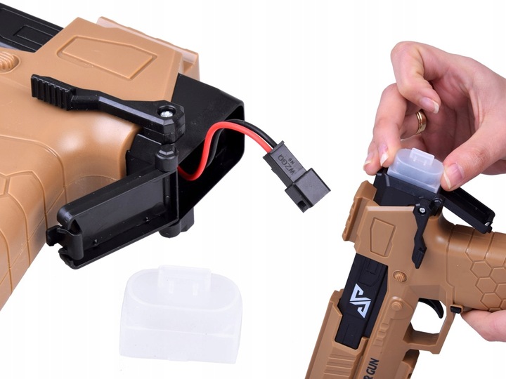 PISTOLET NA WODĘ GLOCK AUTOMATYCZNY ELEKTRYCZNY DWA MAGAZYNKI