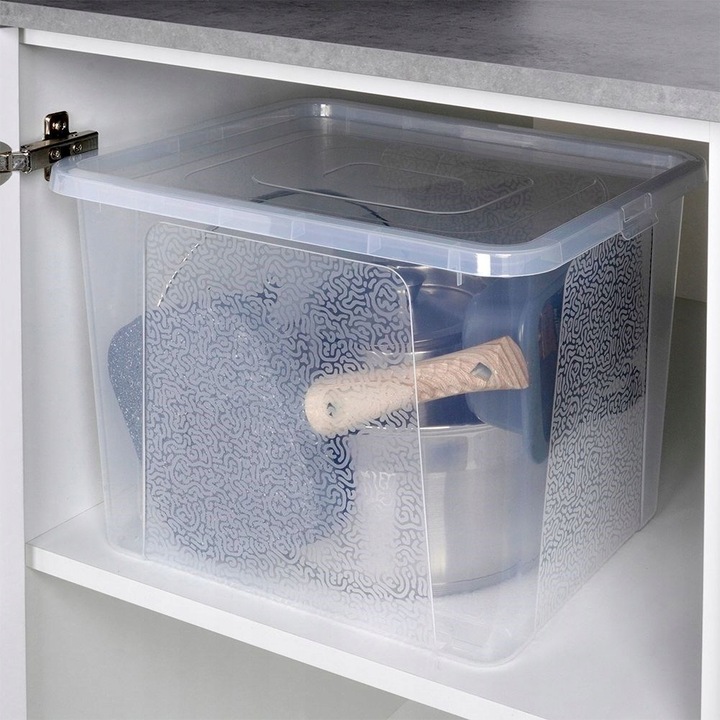 Pojemnik DO PRZECHOWYWANIA plastikowy duży pudełko box zabawki 30L