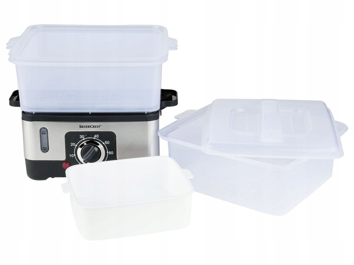 Parowar Elektryczny URZĄDZENIE DO GOTOWANIA NA PARZE pojemnik na ryż