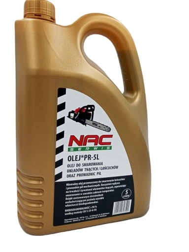 Olej do łańcucha do pilarek prowadnic 5L NAC