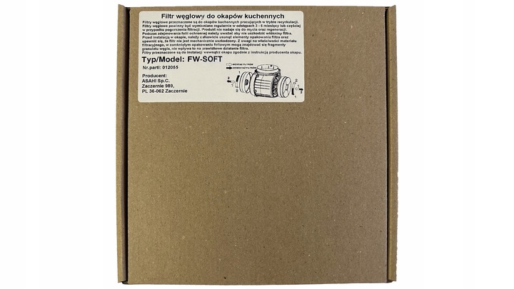 Filtr węglowy do okapu AKPO Soft WK-4 WK-5 WK-6 WK-9 WK-10 WK-12 -