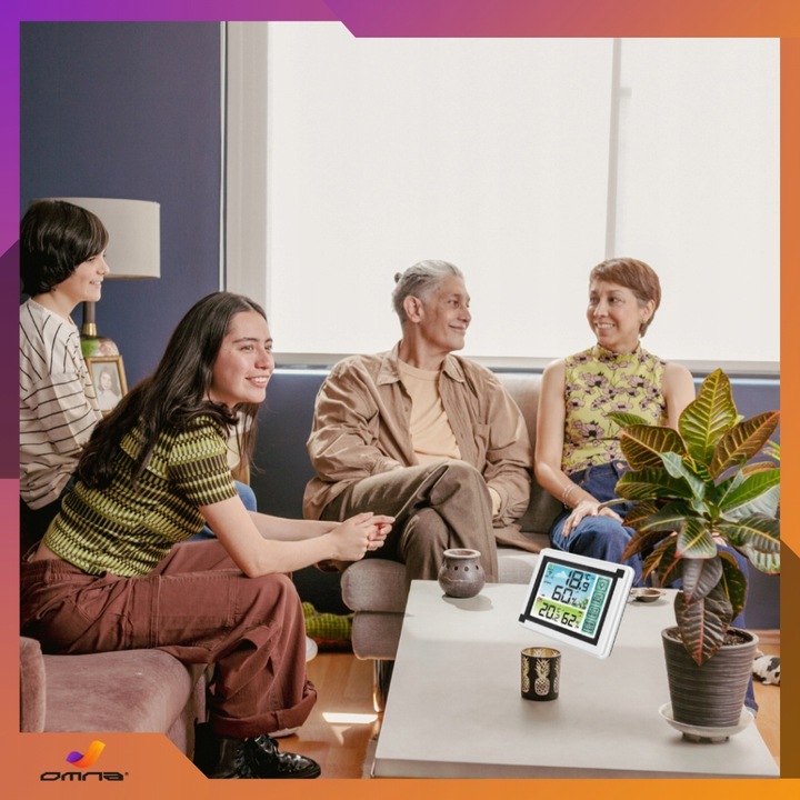 Stacja pogody bezprzewodowa pogodowa meteo 3 czujniki zewnętrzna