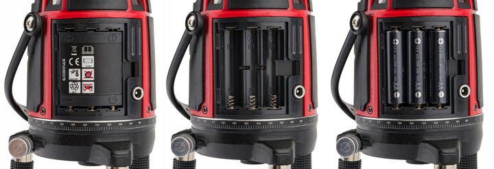 POZIOMICA LASEROWA LASER KRZYŻOWY 360 CZERWONY MOCNY 40M WALIZKA