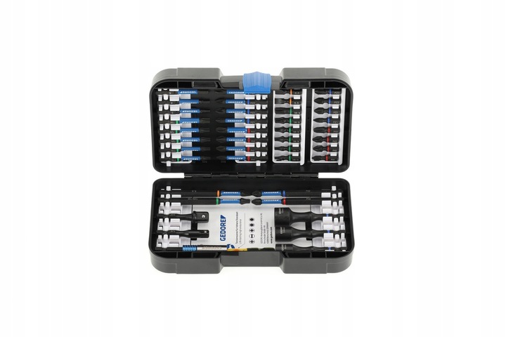 ZESTAW BITÓW SKRĘTNYCH Torsion, 42 części PH PZ TORX HEX, 666-042