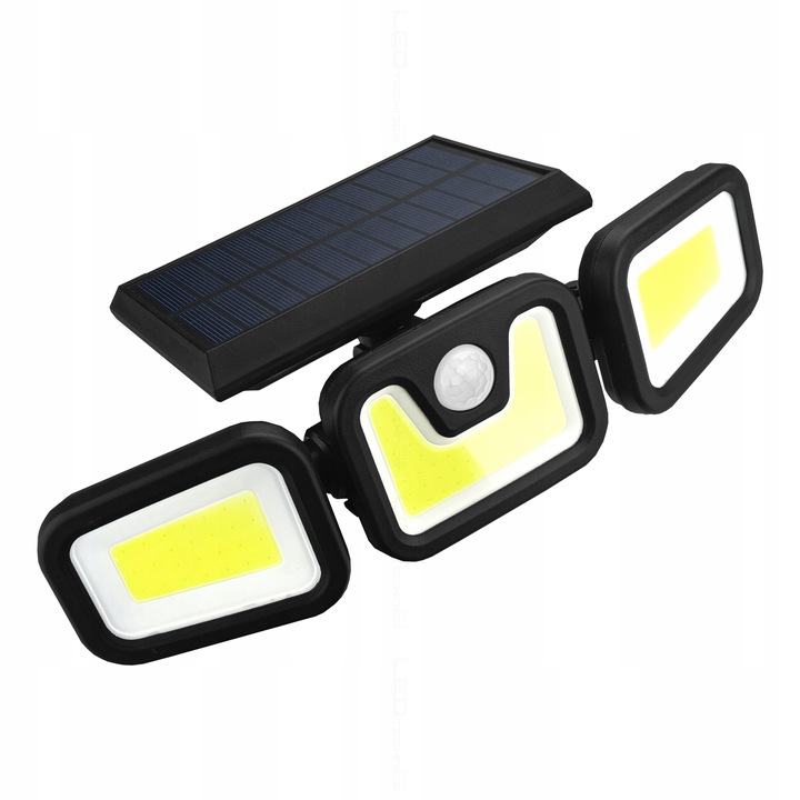 Naświetlacz solarny LED czujnik ruchu zmierzchu PIR Lampa zewnętrzna