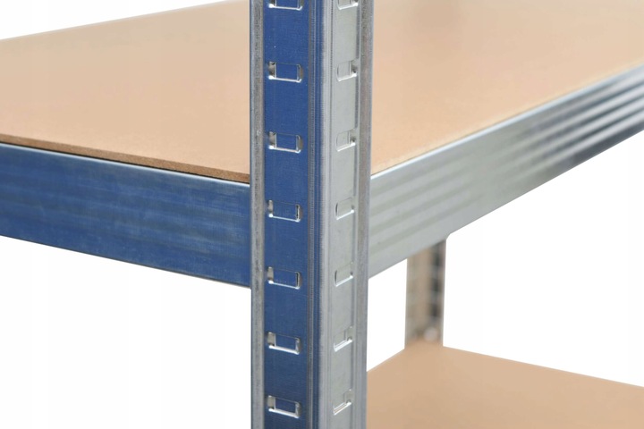 REGAŁ MAGAZYNOWY GARAŻOWY METALOWY WARSZTATOWY OCYNK 2W1 MDF 150cm