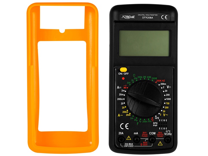 PROFESJONALNY MULTIMETR MIERNIK UNIWERSALNY CYFROWY PRĄDU NAPIĘCIA