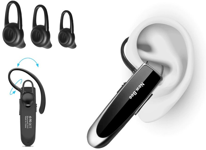 SŁUCHAWKA DO UCHA BLUETOOTH DLA KIEROWCY TIRA AUTA KURIERA DOSTAWCY LEKKA