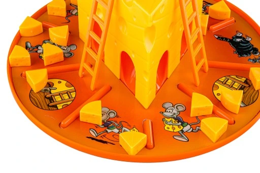 Gra Rodzinna Towarzyska Planszowa KOT I MYSZY Złap Ser Drabinki Cat & Mouse