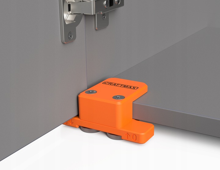 SZABLON UCHWYT PRZYMIAR DO MONTAŻU FRONTÓW MEBLOWYCH SUF-1