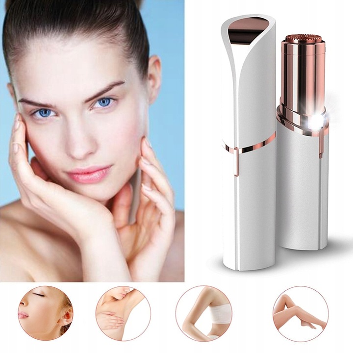 DYSKRETNA GOLARKA DO TWARZY DEPILATOR DAMSKI DEPILACJA TRYMER MINI