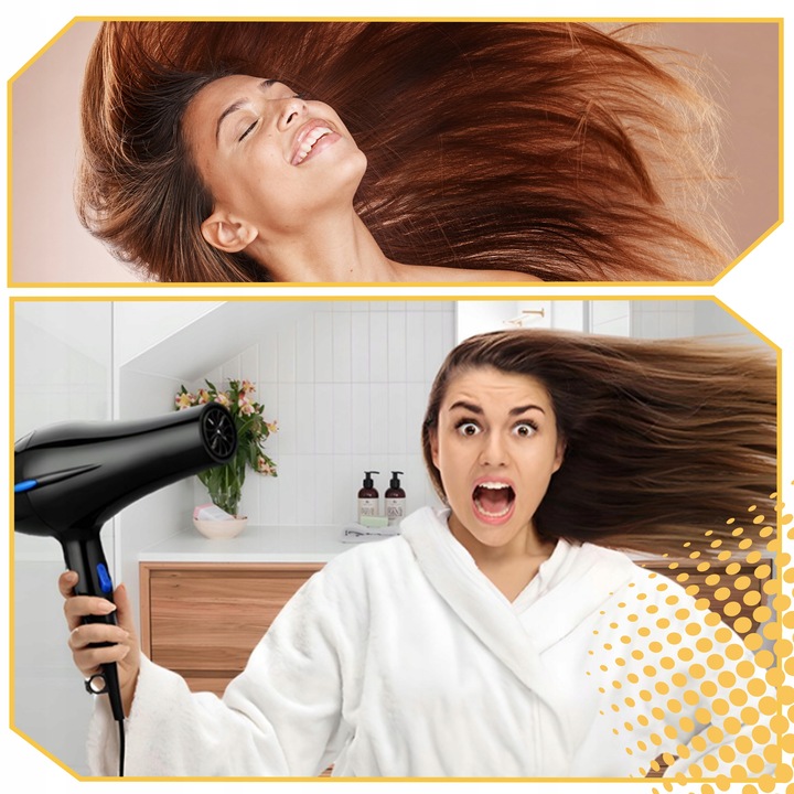 PROFESJONALNA SUSZARKA DO WŁOSÓW MOCNA Z JONIZACJĄ DYFUZOREM