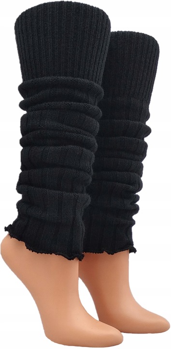 Getry Damskie Wełniane Polskie Ciepłe Miękkie Ocieplacze Nogi CERBER