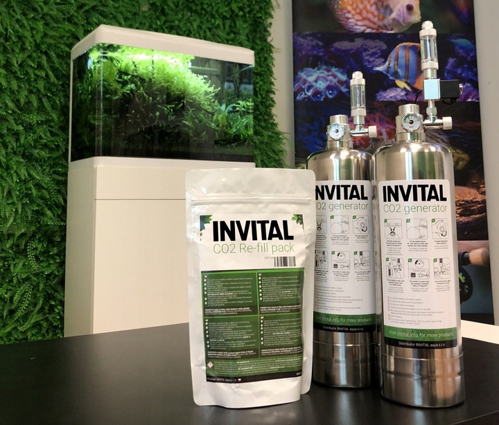 INVITAL Generator CO2 bez nocnego wył. z butlą 2l