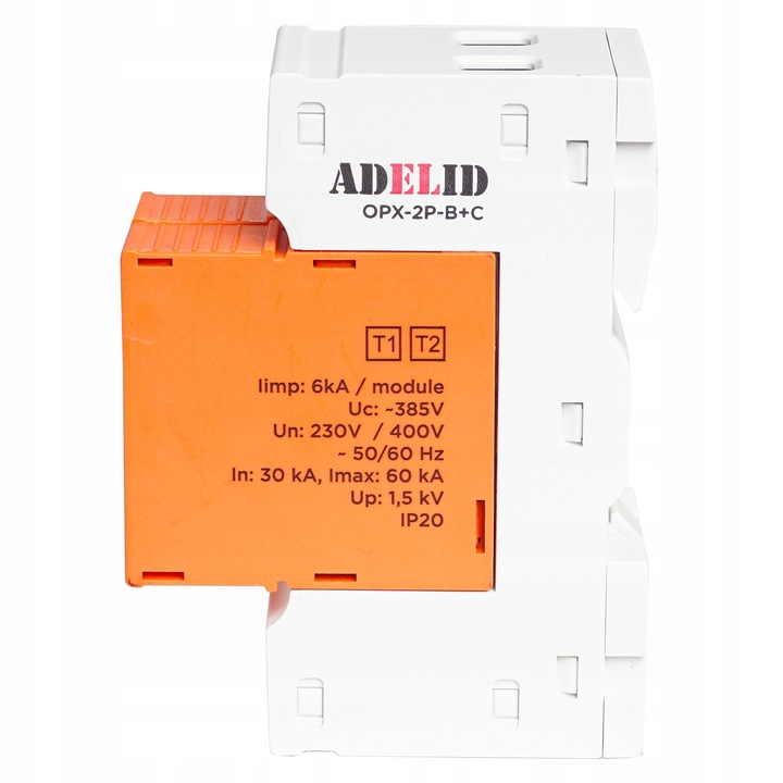 OGRANICZNIK OCHRONNIK PRZEPIĘĆ B+C T1 T2 2P AC
