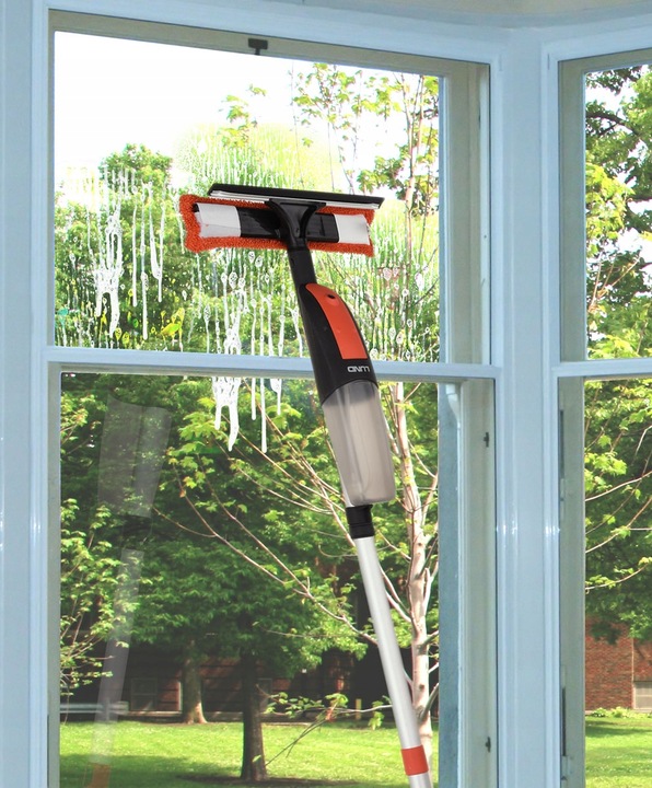 MOP ZE SPRYSKIWACZEM MYJKA DO OKIEN + 4 NAKŁADKI