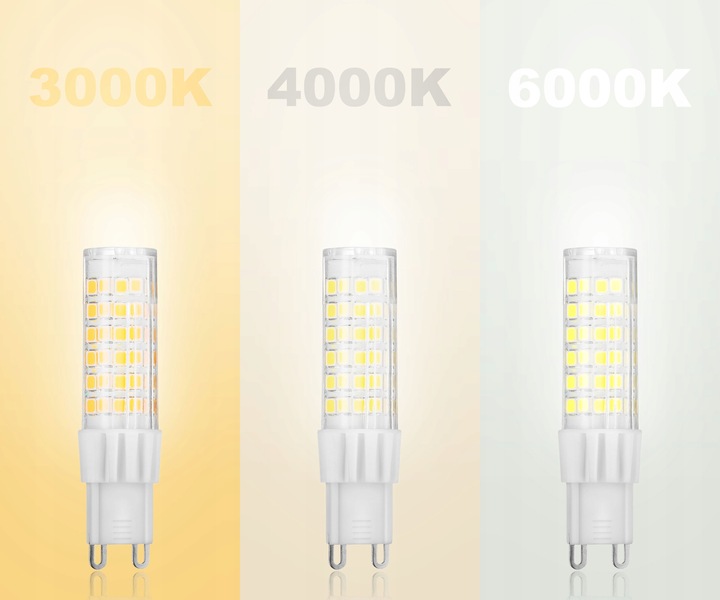 6X Żarówka LED G9 12W =95W ciepła neutralna zimna Premium LEDLUX nie