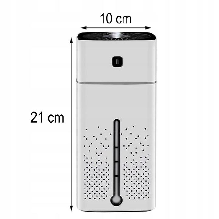 NAWILŻACZ POWIETRZA DYFUZOR ZAPACHOWY AROMATERAPIA 1L LAMPKA LED 3W