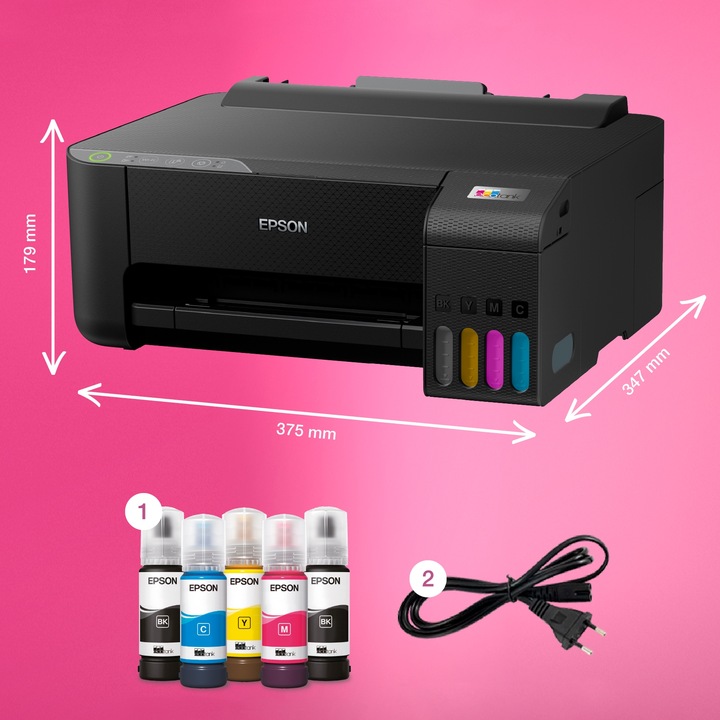 Urządzenie DRUKARKA EPSON EcoTank Druk KOLOR WiFi SMART USB + TUSZE