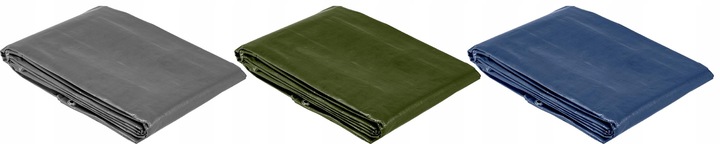 PLANDEKA MOCNA 3X5M GRUBA NA SAMOCHÓD UV++ WYTRZYMAŁA PLANDEKI