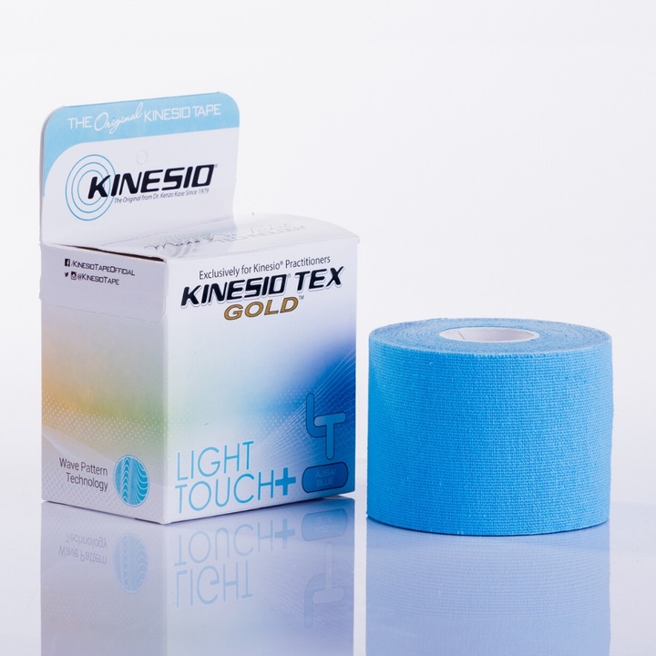 Kinesio Tex Gold Light Touch+ hipoalergiczna do wrażliwej skóry 5 cm x 5 m
