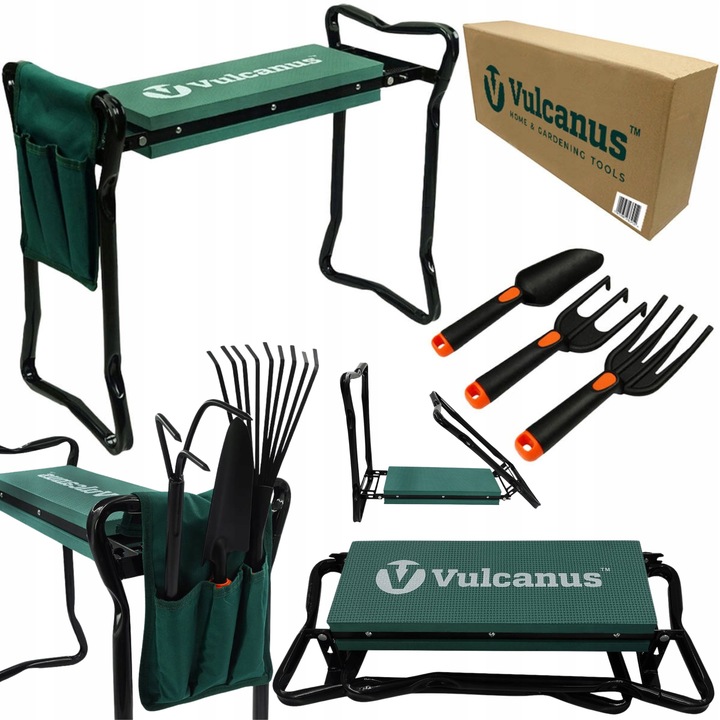 Stołek ogrodowy krzesło taboret klęcznik NARZĘDZIA NA PREZENT DLA