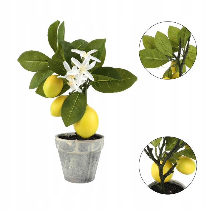 Sztuczne drzewko bonsai cytrynowe do dekoracji wnętrz i imprez