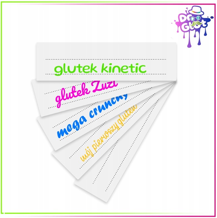 ZESTAW SLIME DO ROBIENIA GLUTÓW 7w1 kreatywny na prezent duży box gluty xxl