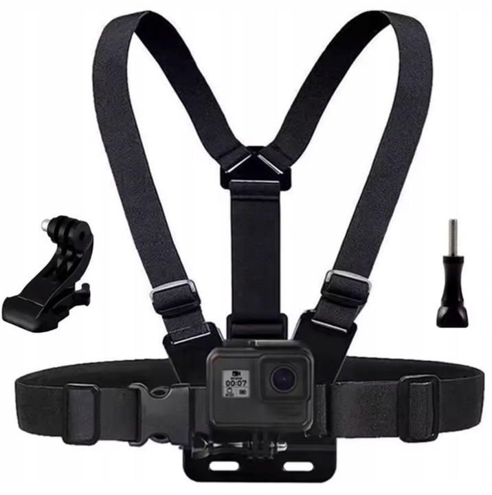 Szelki Uchwyt Chest Mount do GoPro Hero 12 11 10 9 8 7 6 DJI Osmo