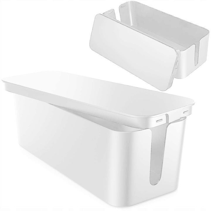 POJEMNIK PUDEŁKO ORGANIZER KABLI NA KABLE LISTWY M