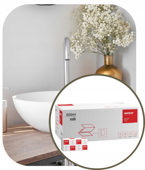 Ręcznik Papierowy ZZ 2 Warstwy Biały Handypack Ekonomiczny 3000 szt