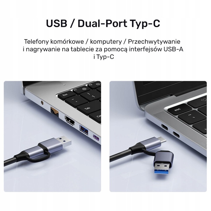 Grabber video Unitek USB-C/A, 4K HDMI 1.4b V1167A